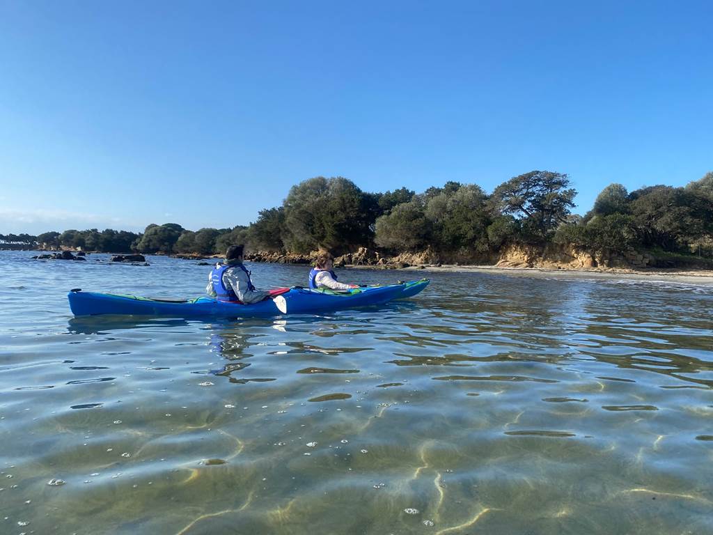 Abbartello kayak Corse, autour de Porto Pollo