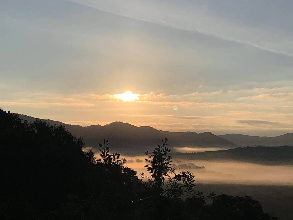 Le lever du soleil... c'est magique !