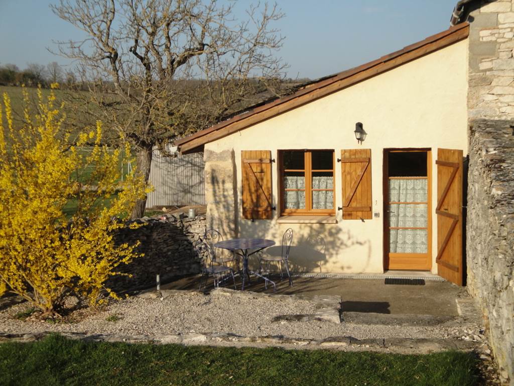 Chambre Bergerie entrée et terrasse