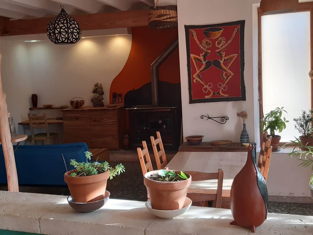 Salon depuis bar cuisine photo claire ++