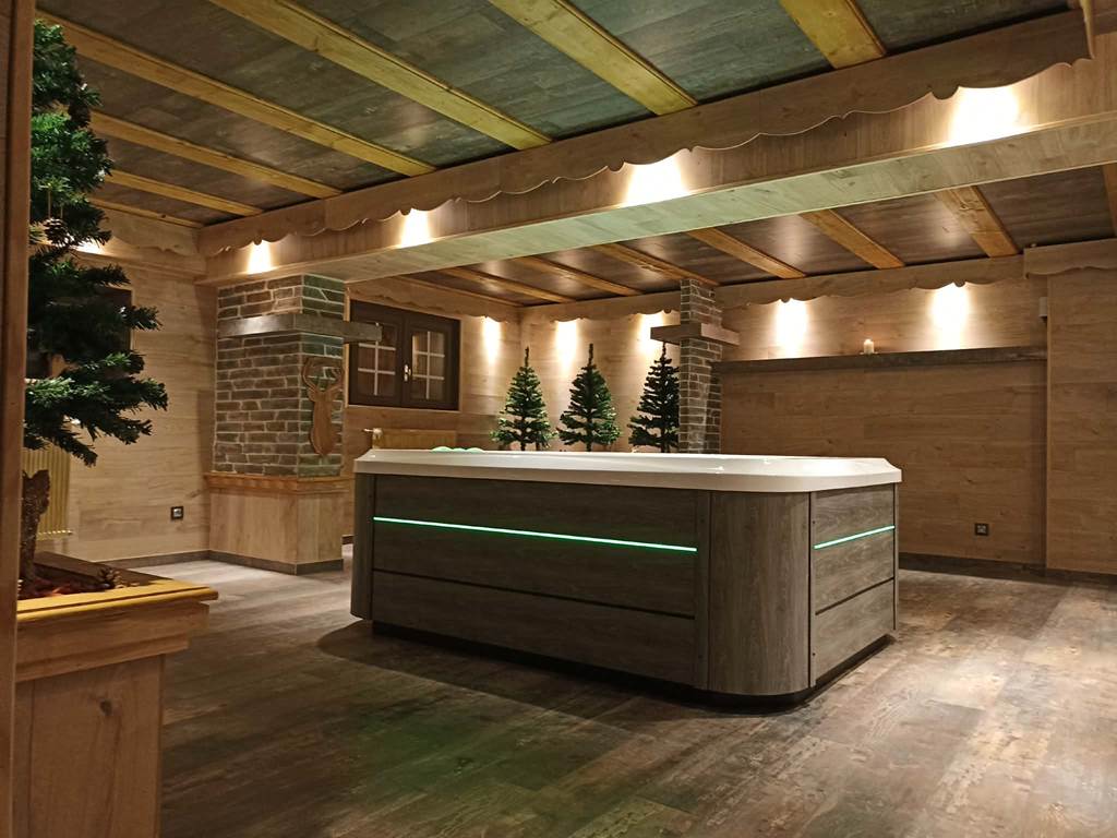 Notre nouveau spa privatif 2pers Hôtel Restaurant La Sapinière  Pied des Pistes Saint Lary Soulan Hautes Pyrénées (65)