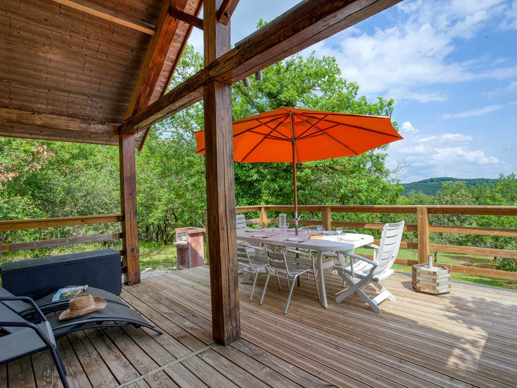 Terrasse chalet LE PECH