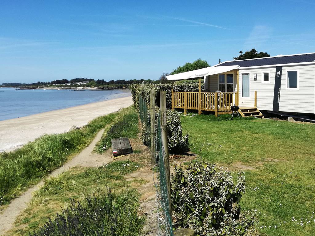 Camping Les Goélands - Mobil home 3 chambres face à la mer -