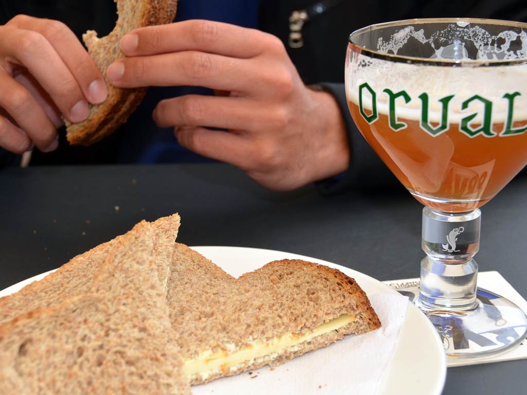 Bière d'Orval et son fromage