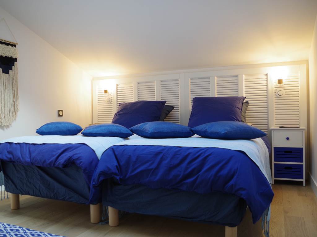 Chambre avec lits jumeaux 90 ou 1 grand lit 180