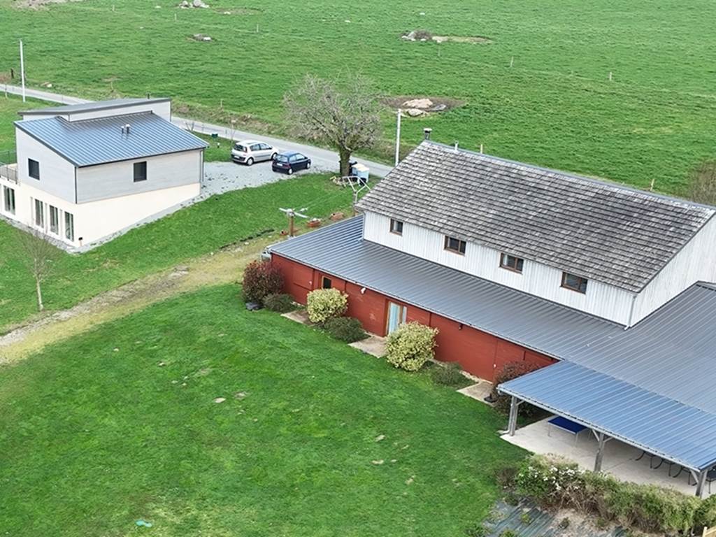 vue aerienne du green camp d'Octavie
