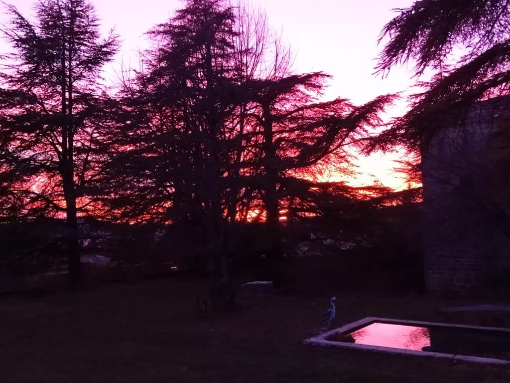 Coucher de soleil au Cellier des Amis