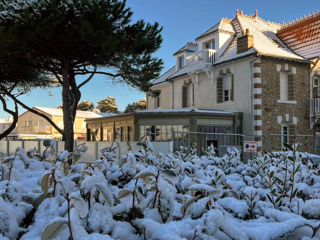 La Villa sous la neige