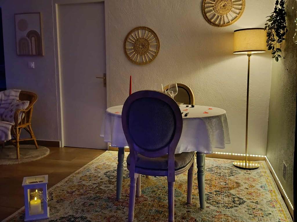 Dîner Romantique Gîte Nid d' Etoiles