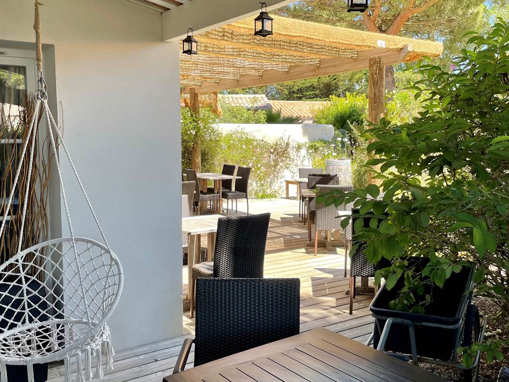 Terrasse couverte