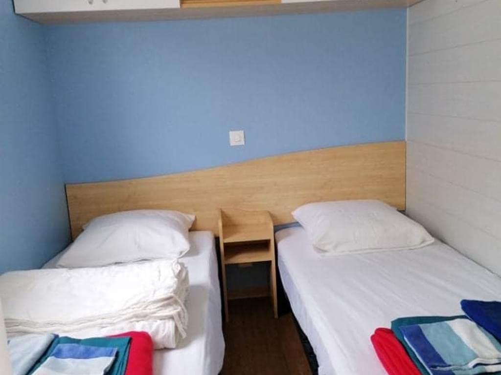 chambre 2 lits  Logis bleu Domaine Quiescis