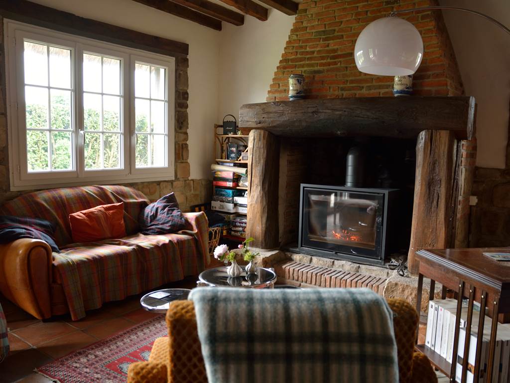 Maison d'hôtes - Salon et  salle de petit déjeuner