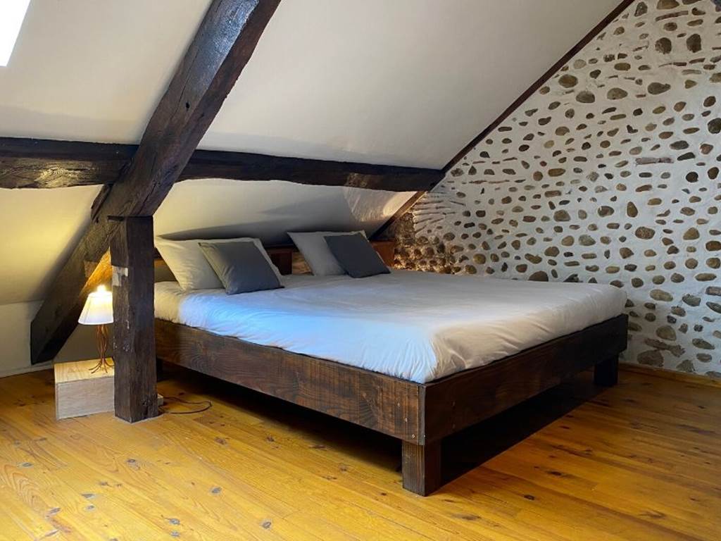 lit king size gîte Audrey site internet