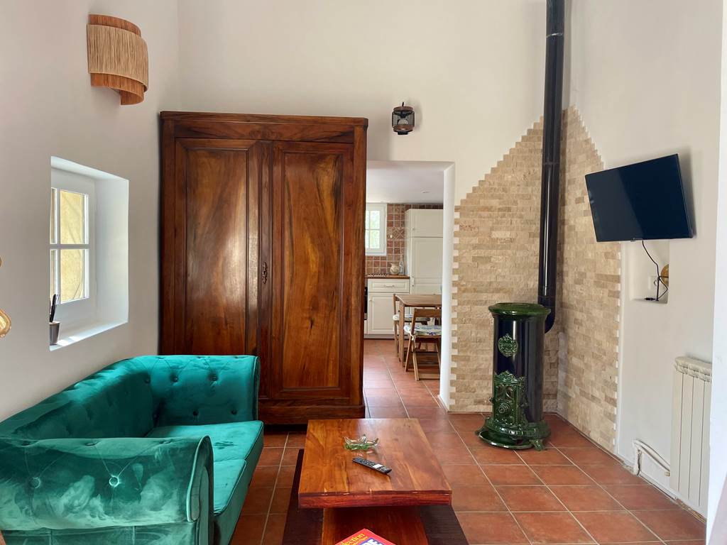 Gîte valentin son espace salon