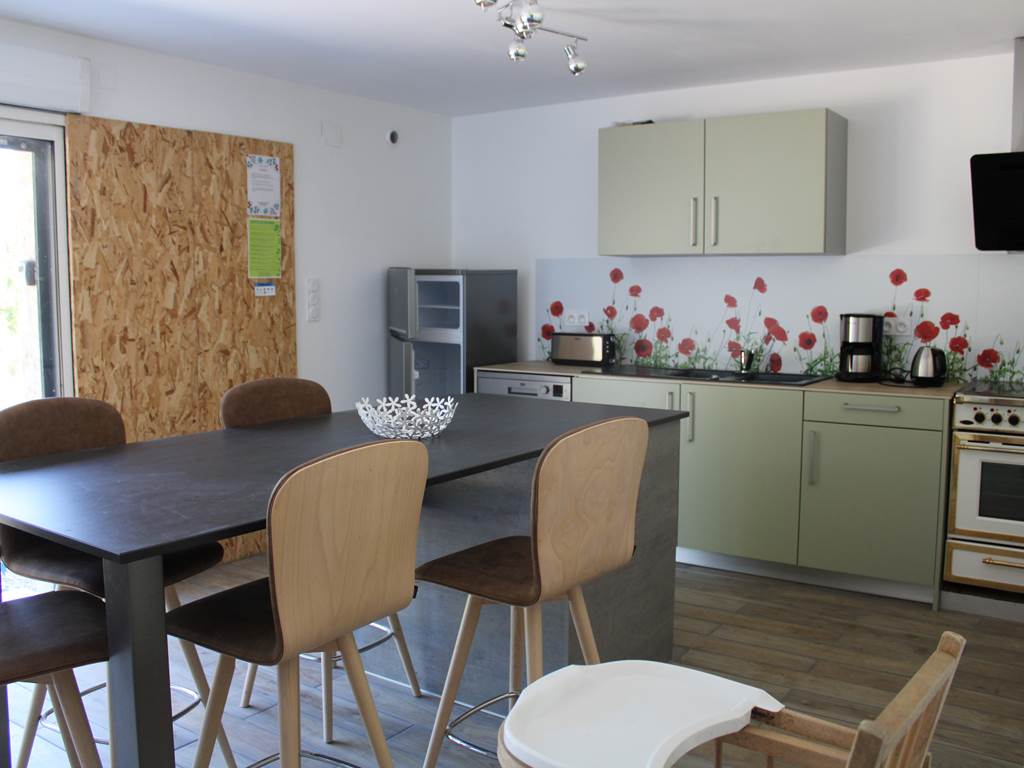 Le coin cuisine de notre chambre d'hôtes, neuf et fonctionnel
