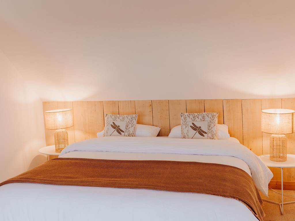 chambre à l'étage du Jardin de l'écurie