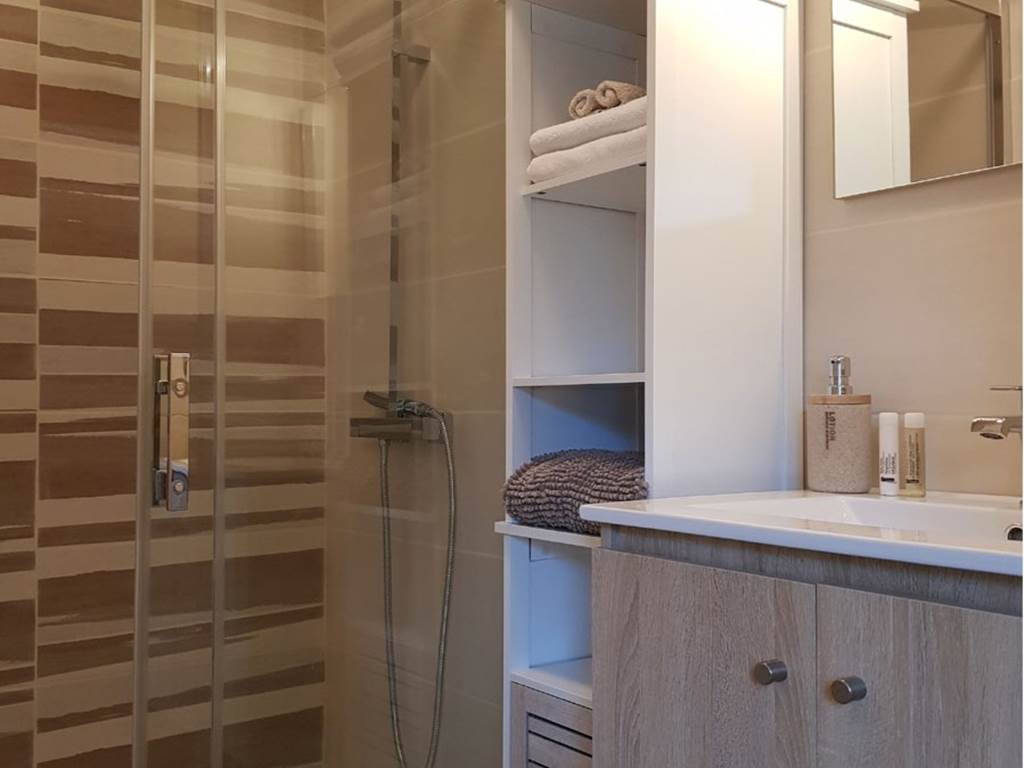 Cabine de plage - salle de bain - chambres d'hôtes 2 personnes