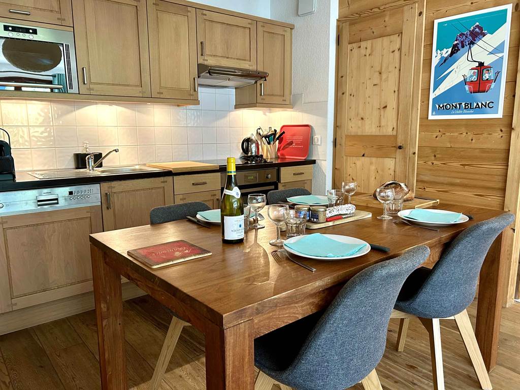 Cuisine totalement équipée (appartement de 65 m2)