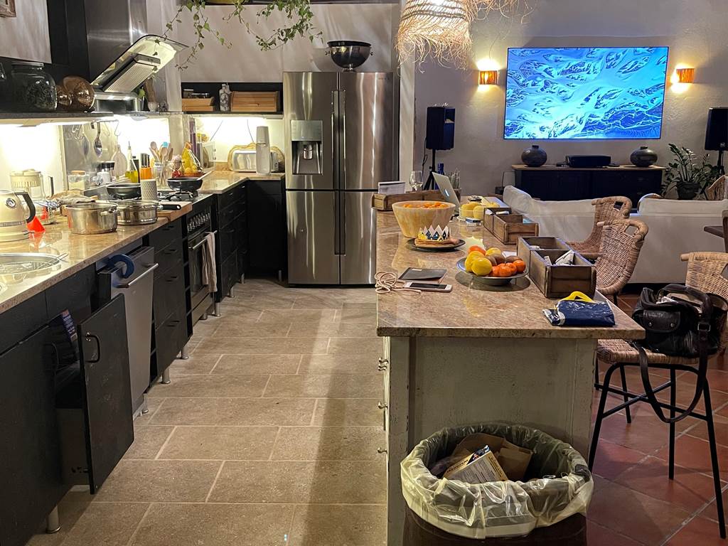 La cuisine d'été de l'orangerie