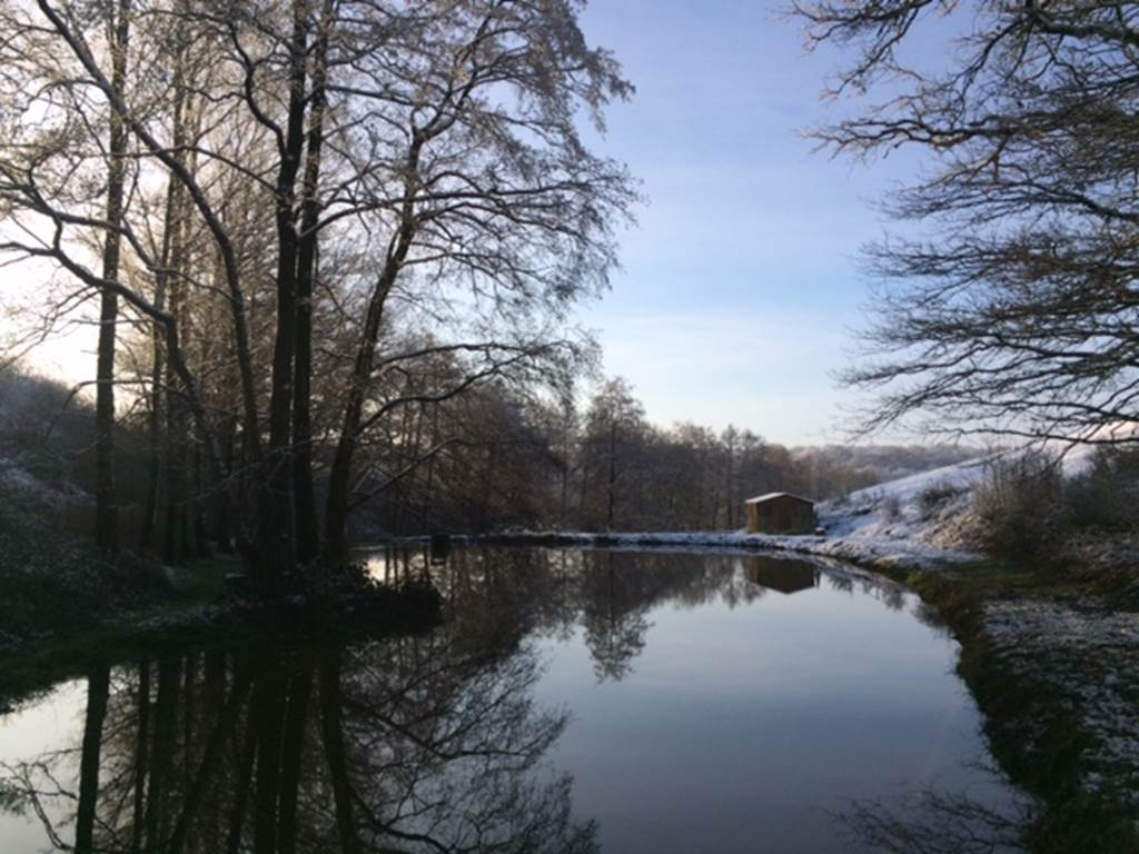 Etang convertible en patinoire par moins 10