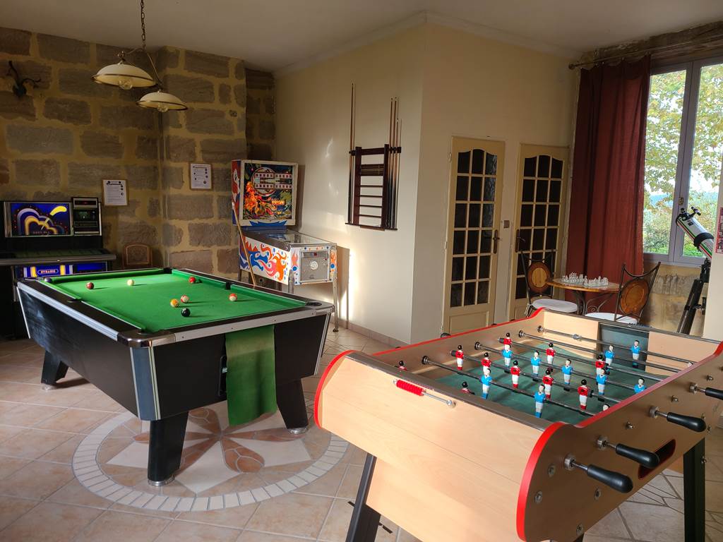 Salle jeux et de détente