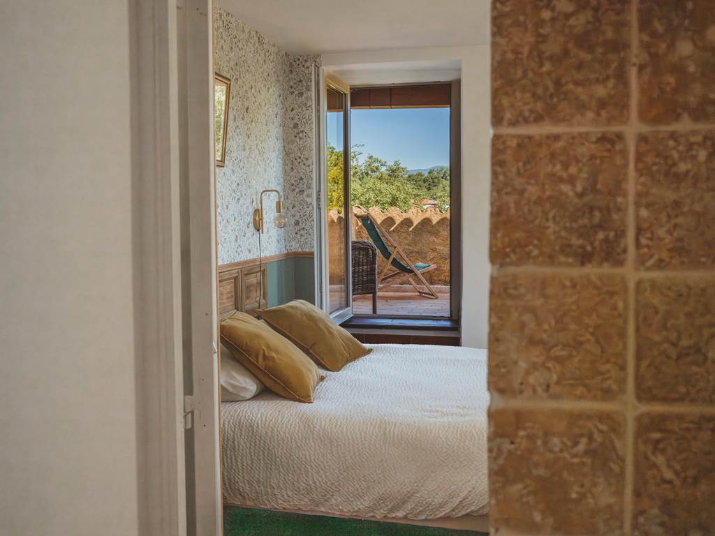 chambre vue terrasse