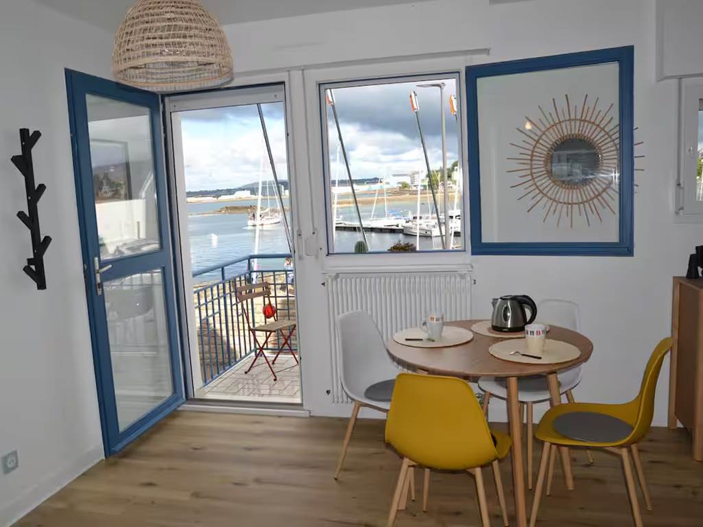 Vue salon terrasse
