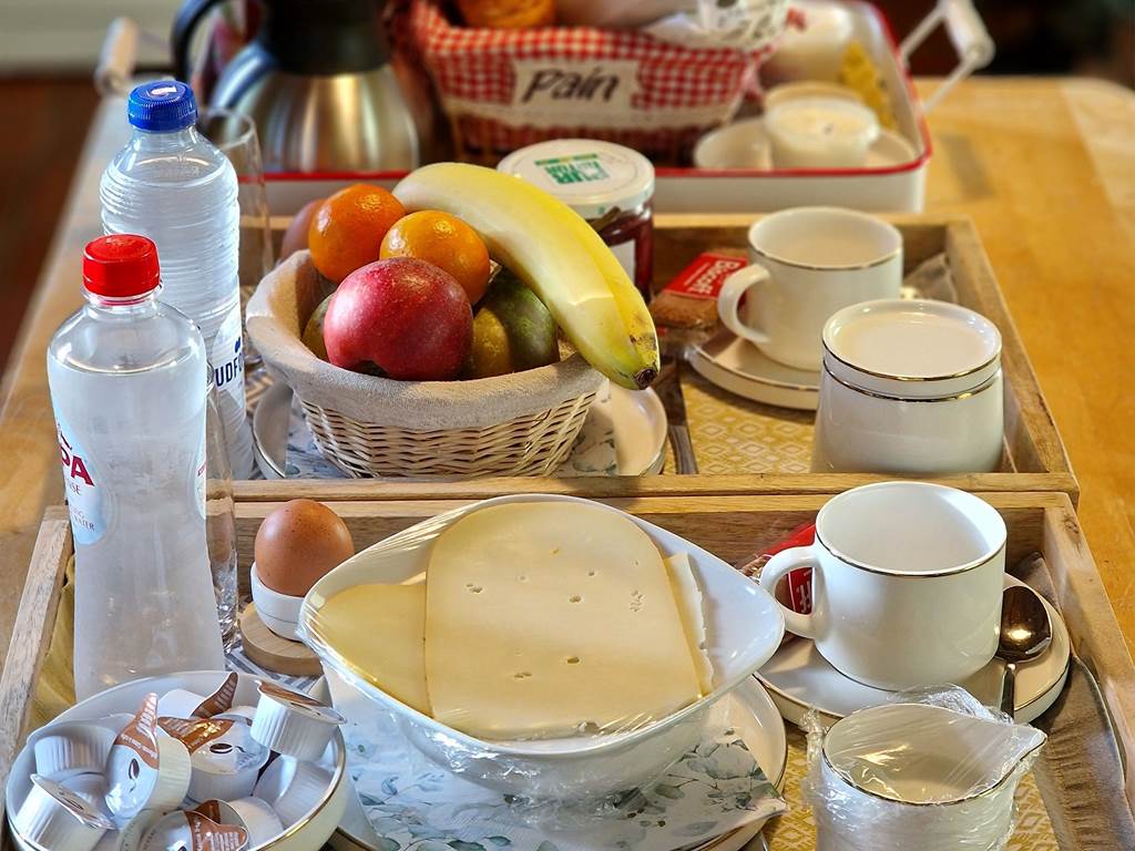 plateaux petits déjeuners