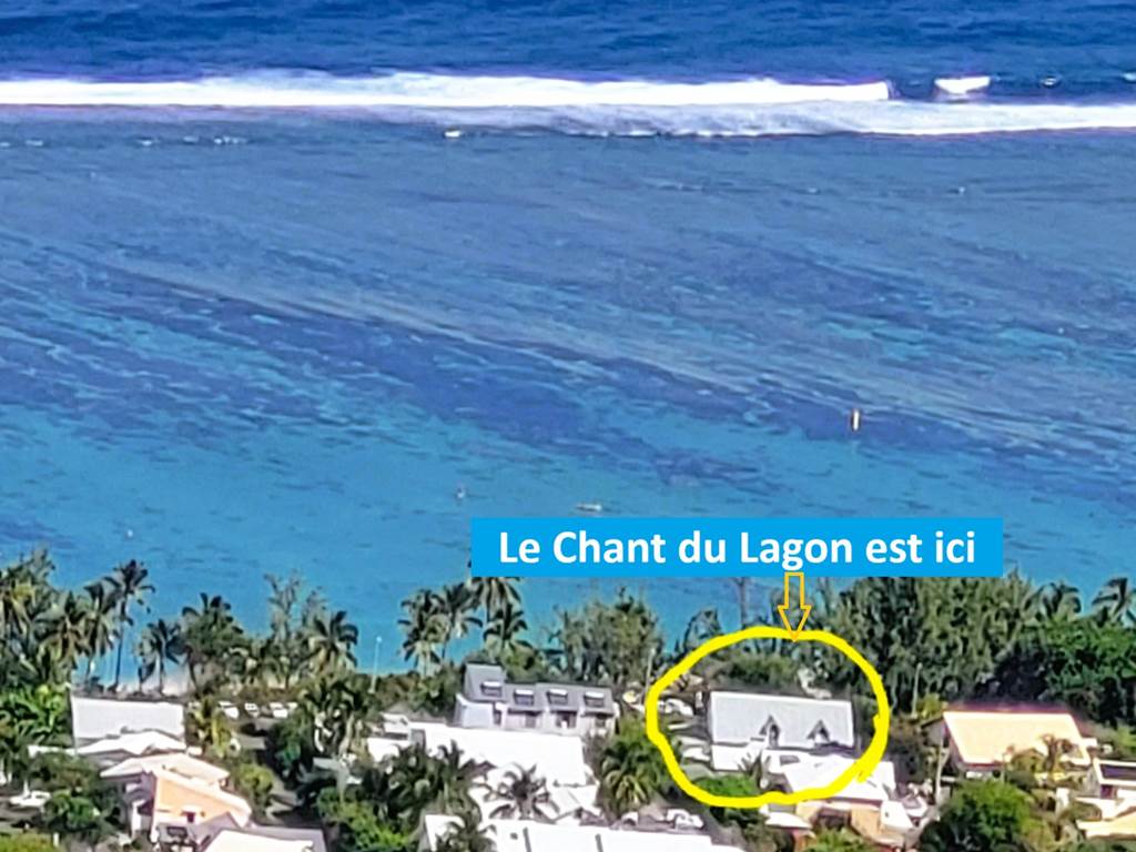 plan le chant du lagon vue du ciel