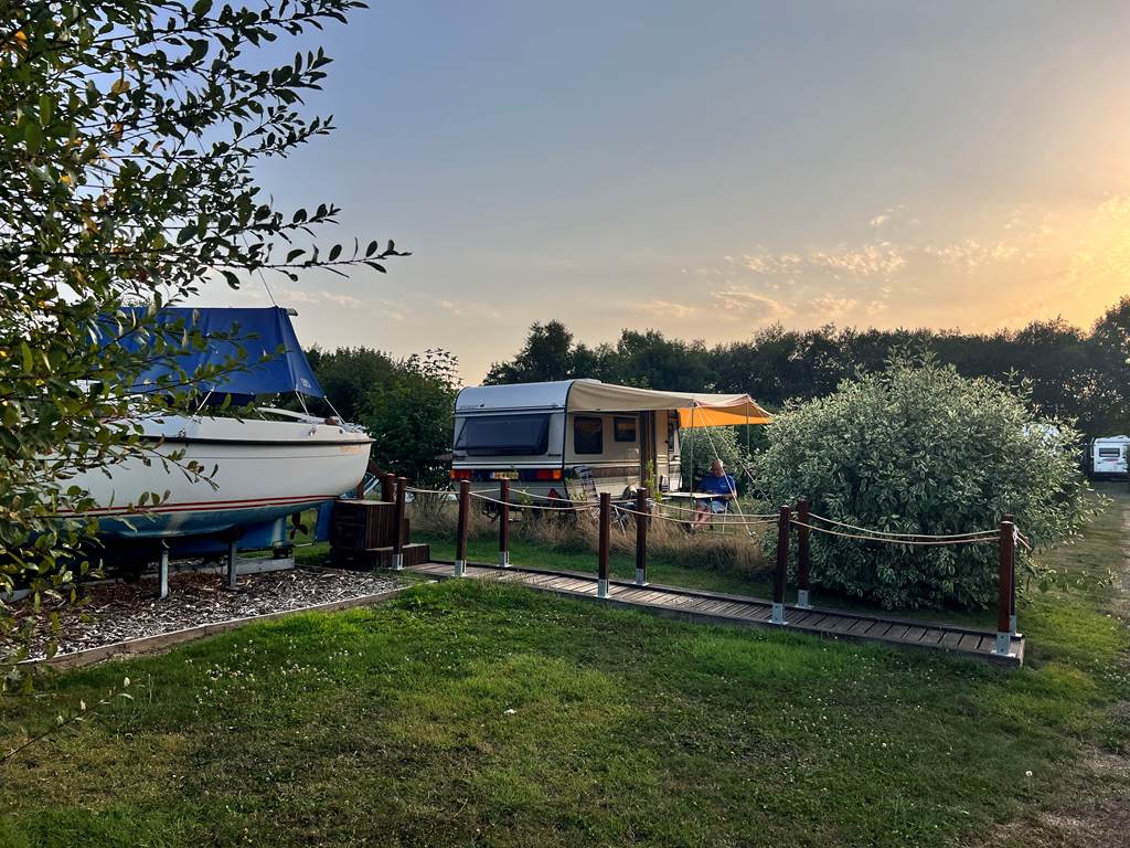 fin de journée au camping