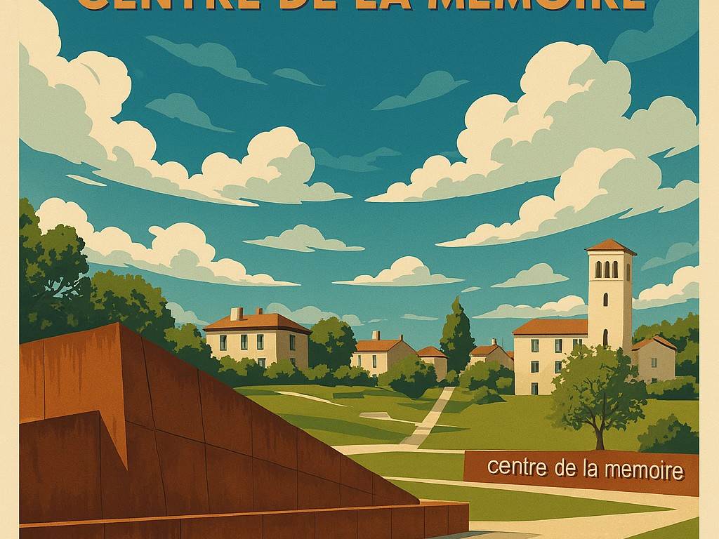 poster oradour sur glane pour le clos des hirondelles en limousin