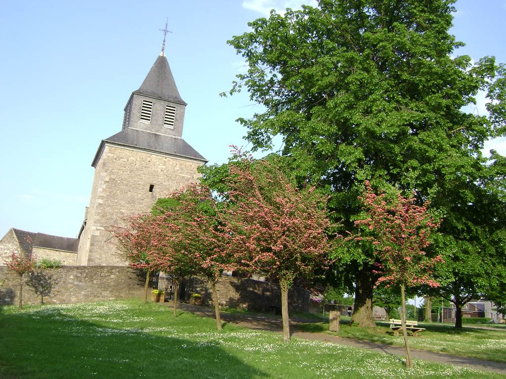 Village au printemps