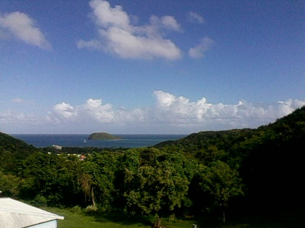 Vue sur mer depuis l'Habitation Pineau