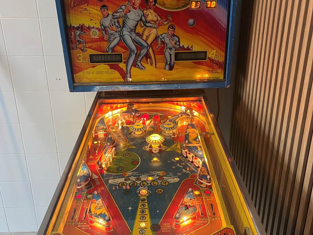 Option salle de jeux (flipper Star Trek)