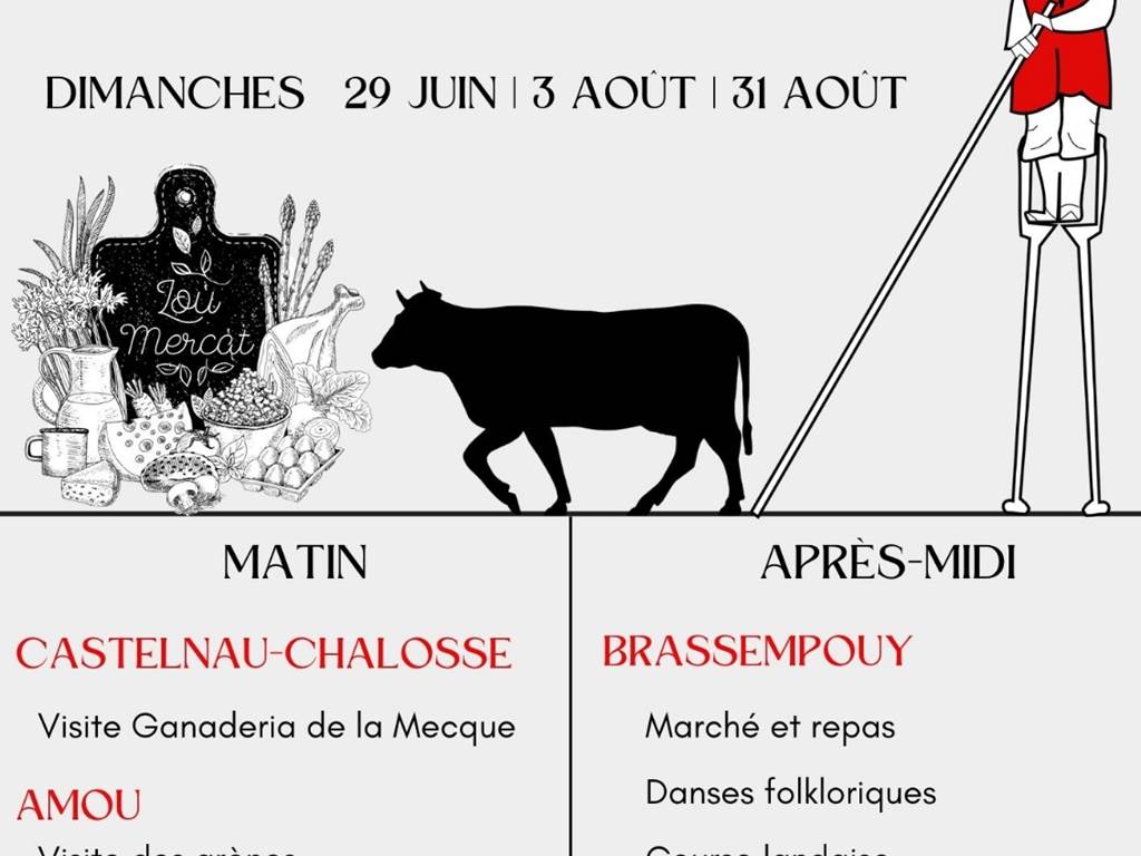 Affiche journée tradition landaise