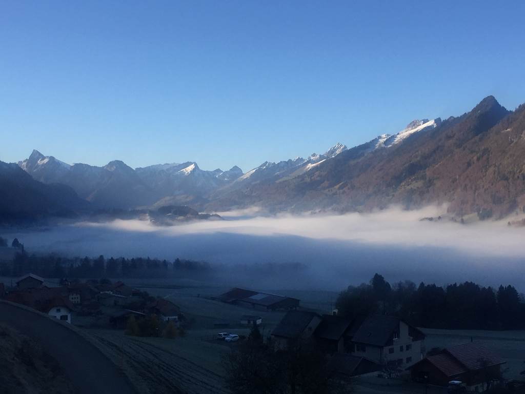 Vue sur vallée Intyamon