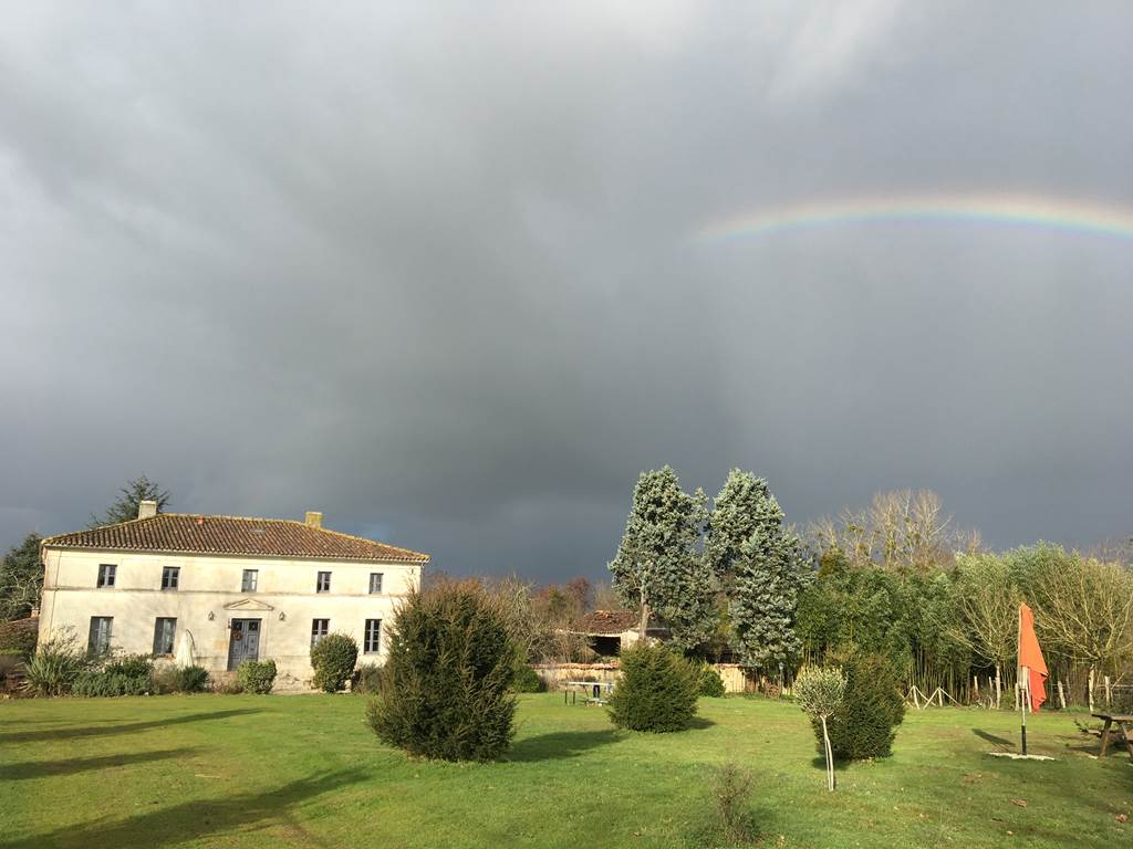 Maison arc en ciel