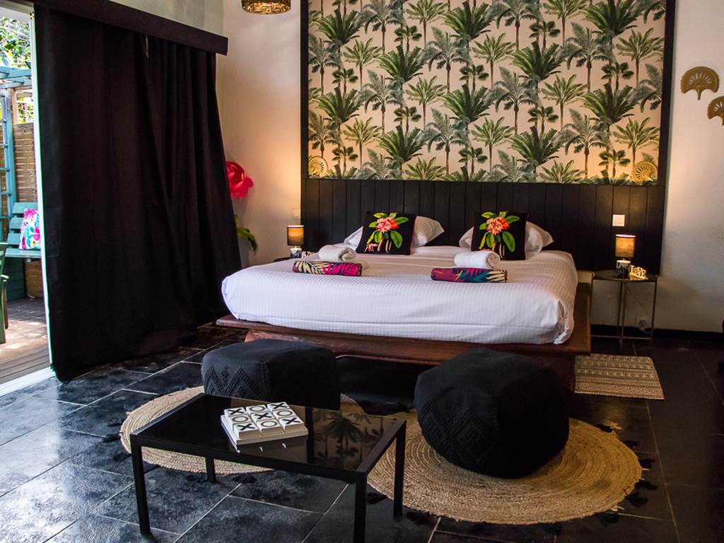 Lit King Size de la suite Longane