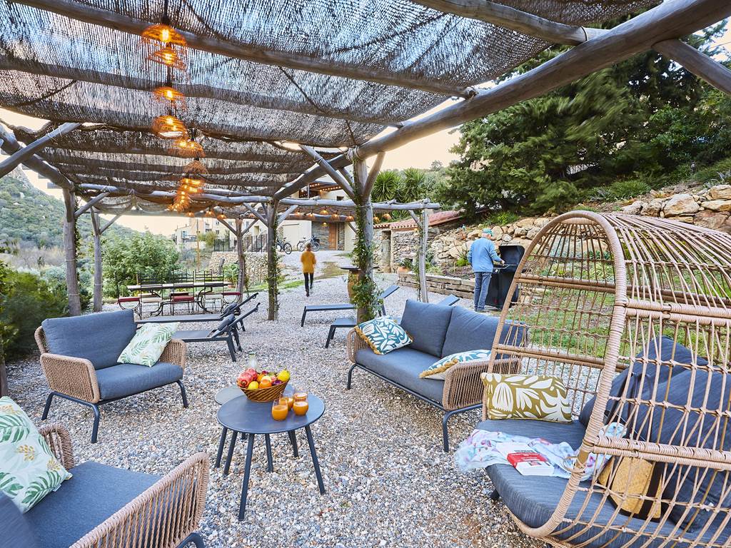 Détente sous pergolas