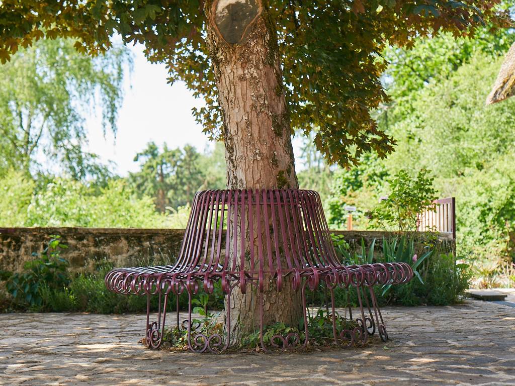 les bois de saint Auvent banc terrasse