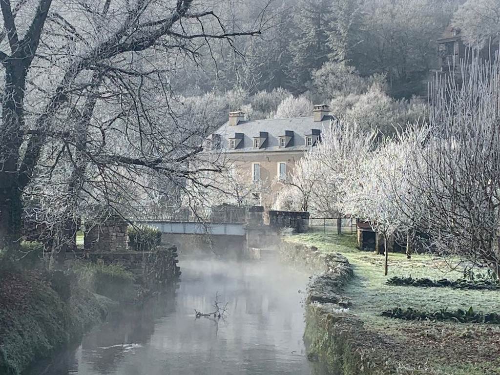 Winter view of the Manor