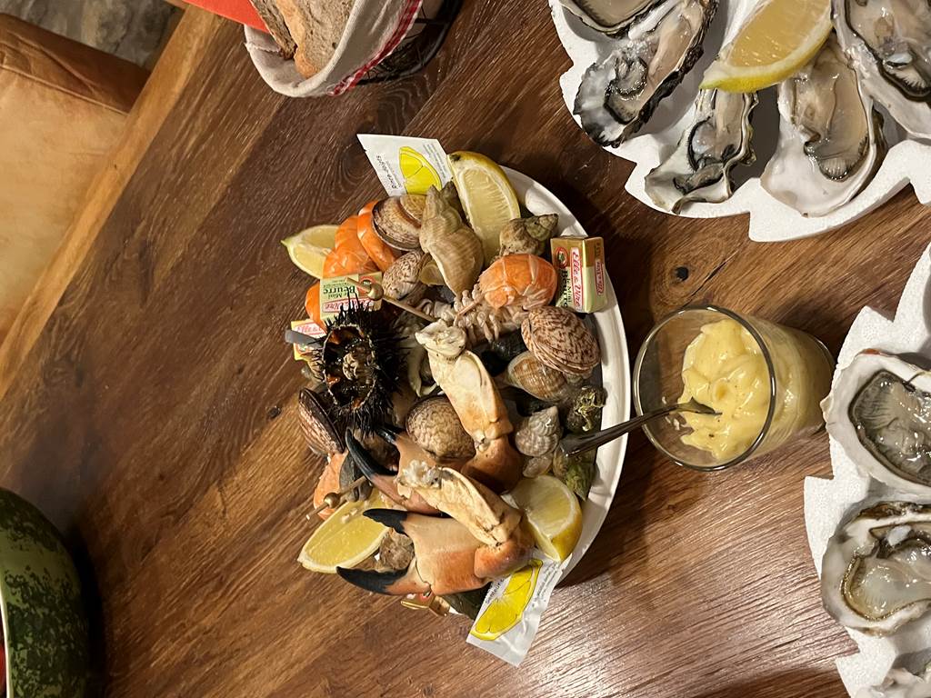 Plateaux d'huitres et de fruits de mer