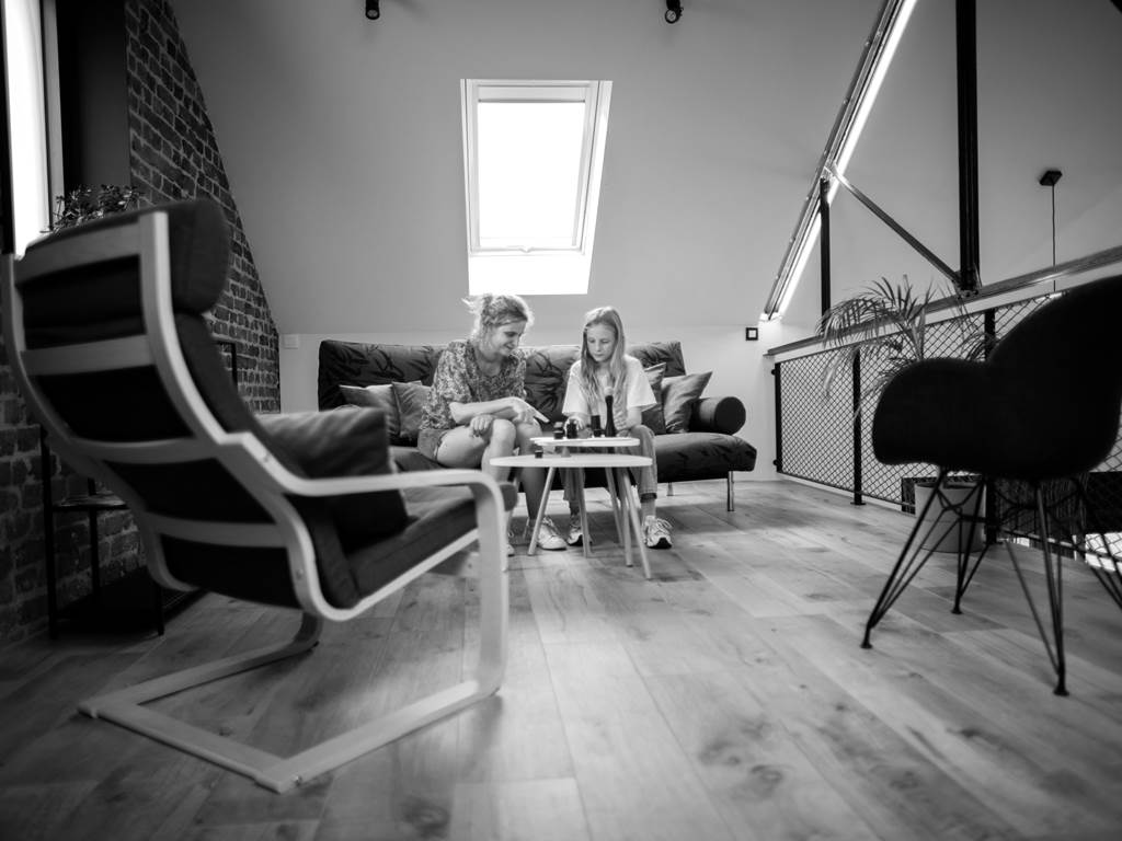 la Siroperie - gîte 4 p. - espace mezzanine