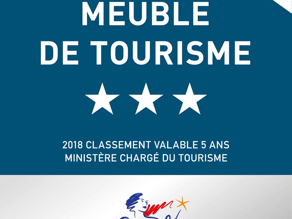 Meublé de tourisme 3 étoiles