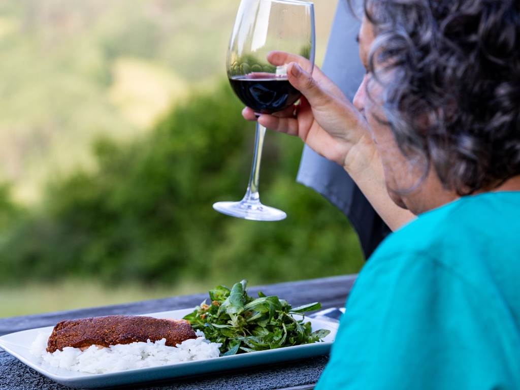 Diner privatif en terrasse - Cuisine nature et familliale