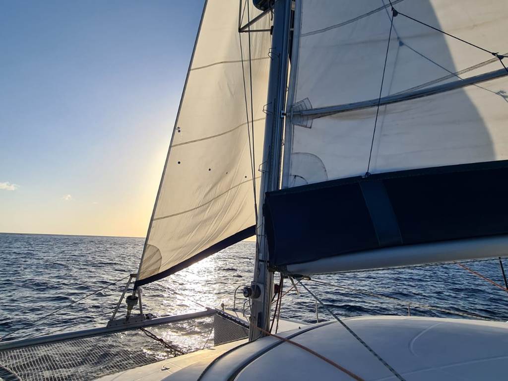 en mer à voile