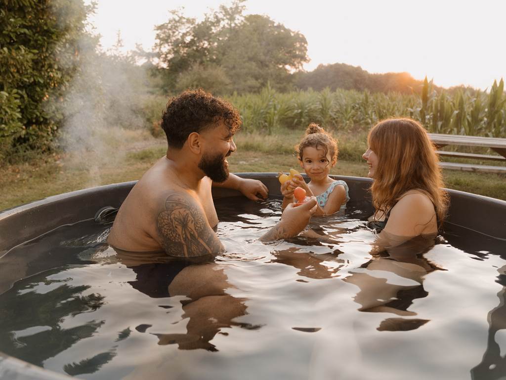 Dans le Dutchtub en famille
