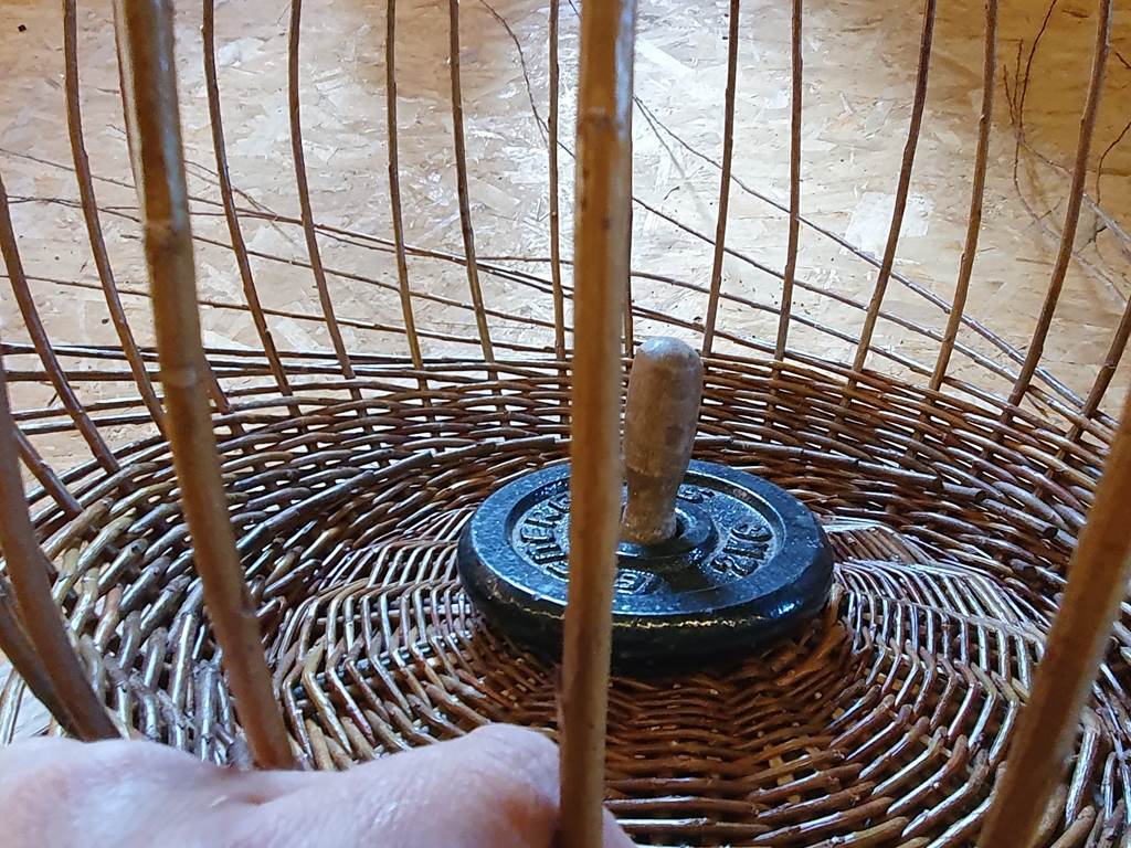 Tressage en cours