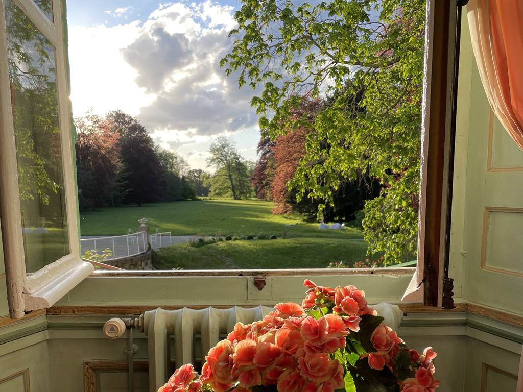 Vue de la salle à manger des petits déjeuner