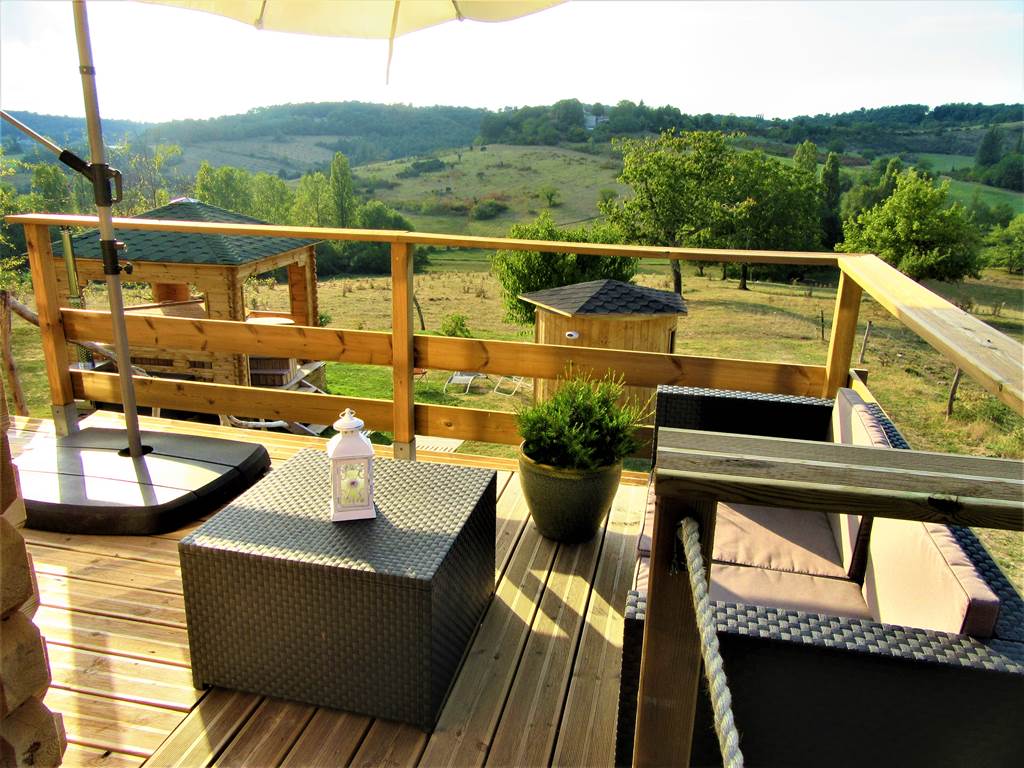 terrasse du chalet cocooning